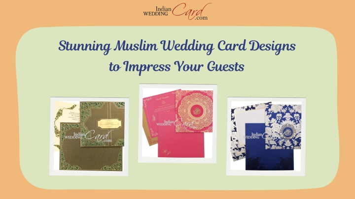 stunning muslim wedding card designs to impress