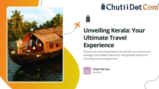 Best Kerala Tour Provider in Kolkata – Chutii Dot Com