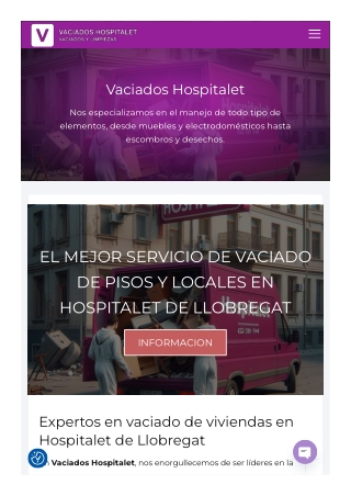 Vaciados Hospitalet, empresa de vaciado de pisos y locales en Hospitalet de Llobregat