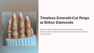 Timeless Emerald-Cut Rings at Bitton Diamonds