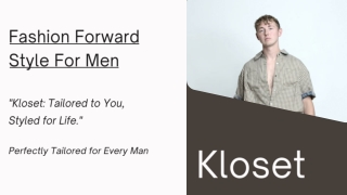 fashion forward style for men