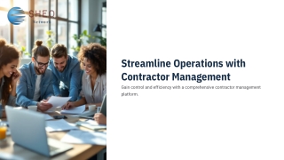 Optimize Workflows with Contractor Management Platform