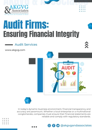 Audit Firms - Ensuring Financial Integrity