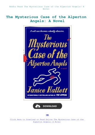Books Read The Mysterious Case of the Alperton Angels A Novel