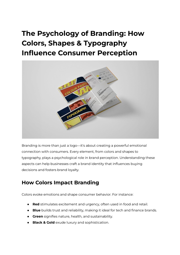 the psychology of branding how colors shapes