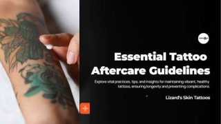 What Is The Best Way To Care For Your Tattoo Aftercare?