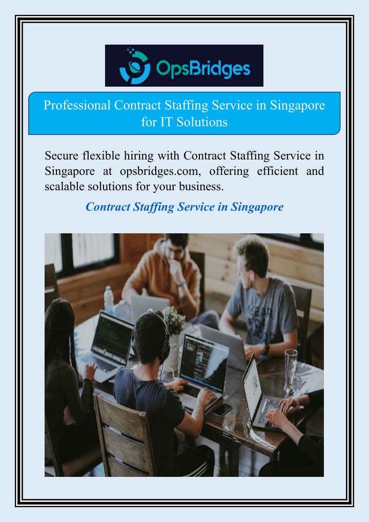 professional contract staffing service