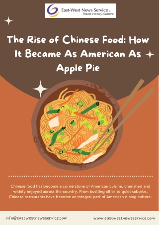 The Rise of Chinese Food: How It Became As American As Apple Pie