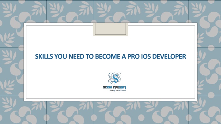 skills you need to become a pro ios developer