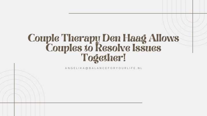 couple therapy den haag allows couples to resolve