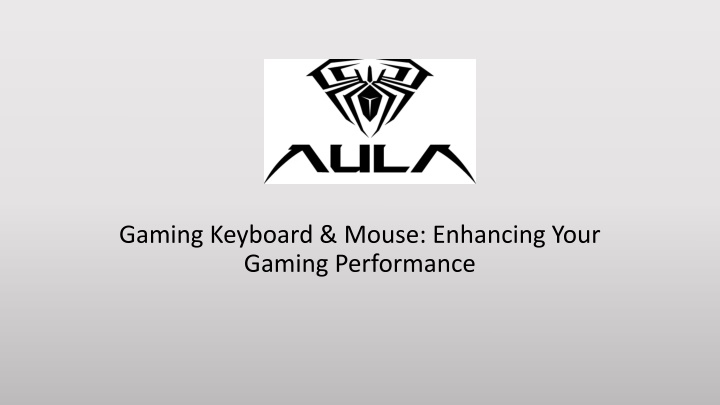 gaming keyboard mouse enhancing your gaming performance