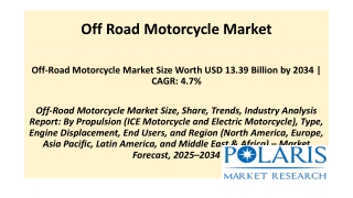 Off Road Motorcycle Market