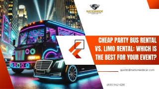 Cheap Party Bus Rental vs. Limo Rental Which is the Best for Your Event