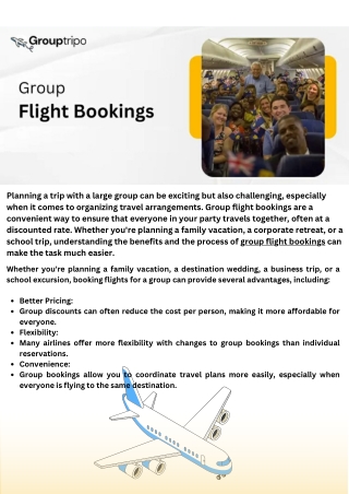group flight bookings a simple guide