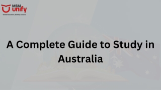 Study in Australia and Unlock Global Career Opportunities