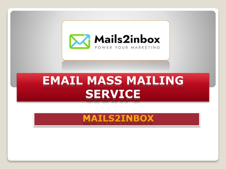 email mass mailing service