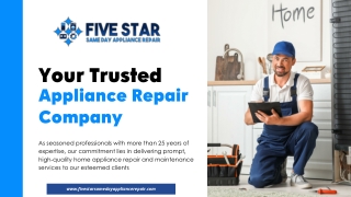 Your Trusted Appliance Repair Company In Fort Lauderdale