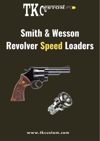 Enhance Your Smith & Wesson Revolver with a Scope Mount with TK Custom