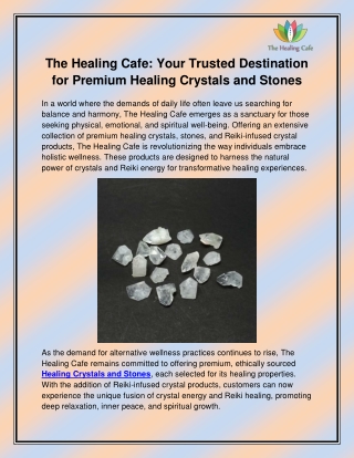 Healing Crystals and Stones