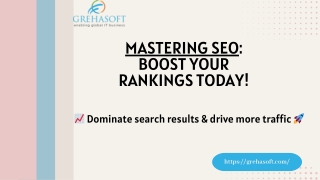 Mastering SEO Boost Your Rankings Today!