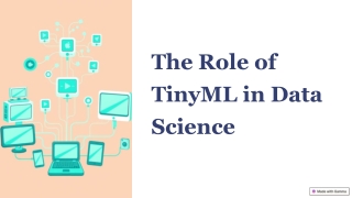 The Role of TinyML in Bringing Data Science to Edge Devices