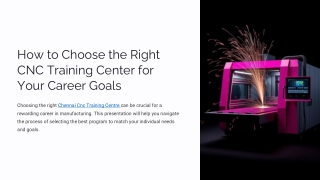 how to choose the right cnc training center