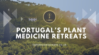 Portugal’s Plant Medicine Retreats