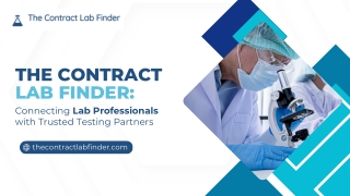 the contract lab finder connecting