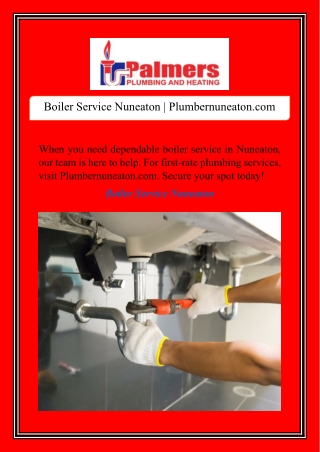boiler service nuneaton plumbernuneaton com