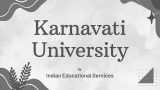 karnavati university