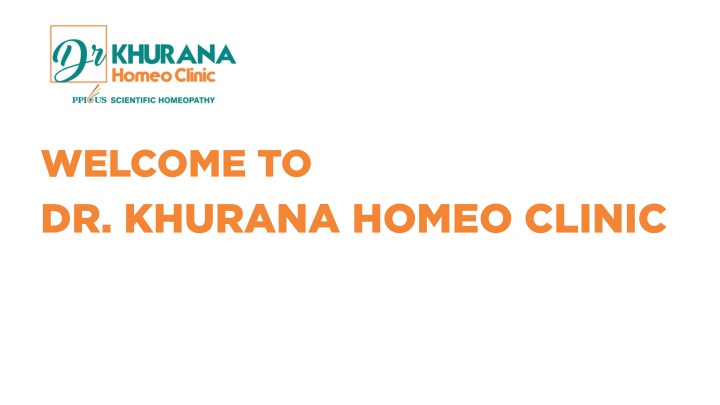 welcome to dr khurana homeo clinic