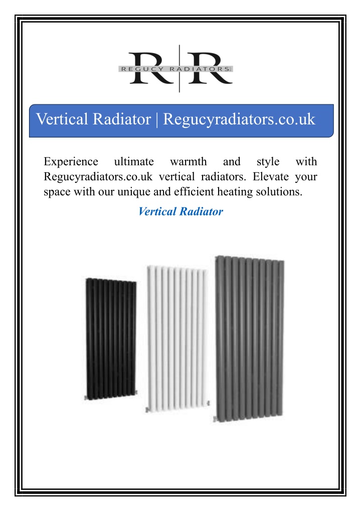 vertical radiator regucyradiators co uk