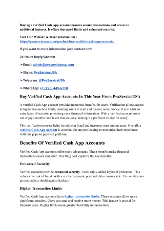 #2 Buy Verified Cash App Accounts With By In 2026: Secure & Reliable USA