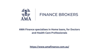 AMA Finance broker 2025