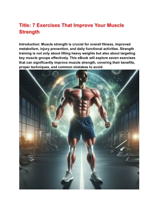 Title_ 7 Exercises That Improve Your Muscle Strength