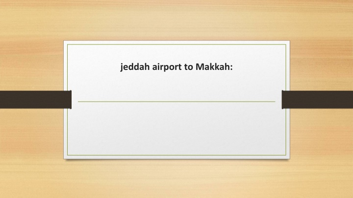 jeddah airport to makkah