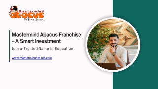 Mastermind Abacus Franchise – A Smart & Profitable Investment