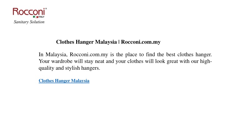 clothes hanger malaysia rocconi com my