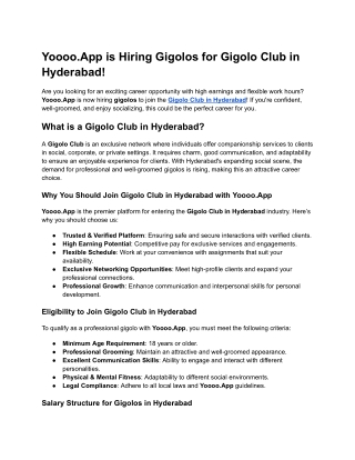 Gigolo Club