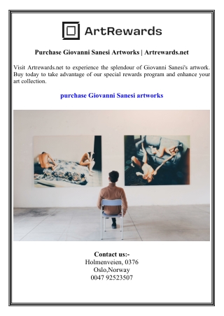 purchase giovanni sanesi artworks artrewards net