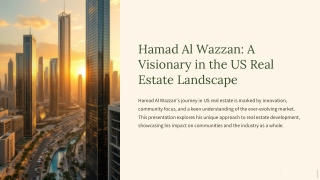 Hamad Al Wazzan A Visionary in the US Real Estate Landscape