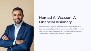 Hamad Al Wazzan A Financial Visionary