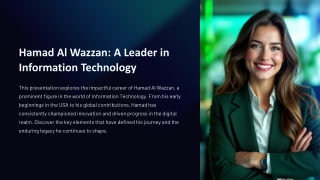 Hamad Al Wazzan A Leader in Information Technology