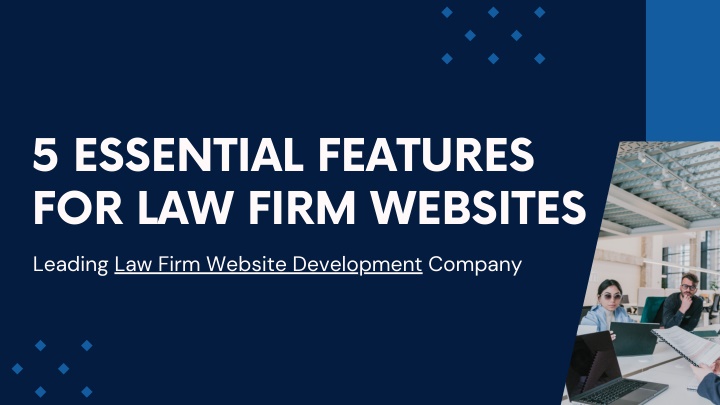 5 essential features for law firm websites