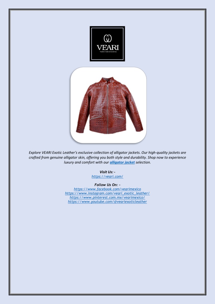 explore veari exotic leather s exclusive