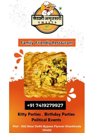 Dosa have landed at Kesari Amritsari Sweets and Restaurant!