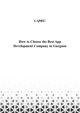 how to choose the best app development company