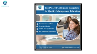 Top PGDM Colleges in Bangalore
