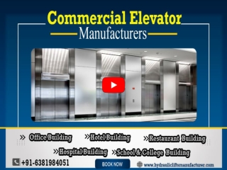 Commercial Elevator Manufacturers Chennai