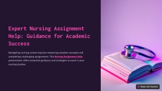 expert nursing assignment help guidance
